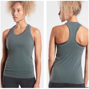 Women's Athleta Momentum Seamless Tank Top M Teal